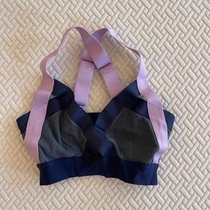 Aritzia color block sports bra